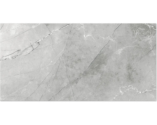 Grå marmorplatta med naturlig ådring