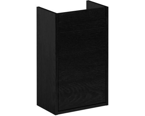 Tvättställsunderskåp GUSTAVSBERG Artic small svart askfaner 33x53 cm 8846360 Svart tvättställsskåp i trä för badrum