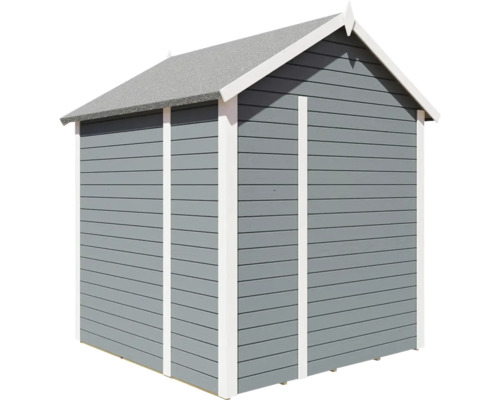 Trädgårdsskjul i trä med sadeltak