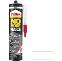 Pattex No More Nails monteringslim, vit