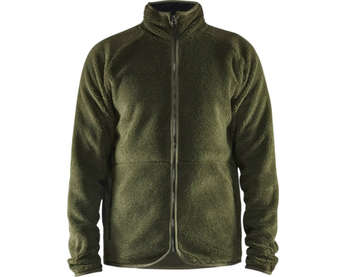 Fleecejacka med dragkedja