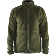 Fleecejacka med dragkedja