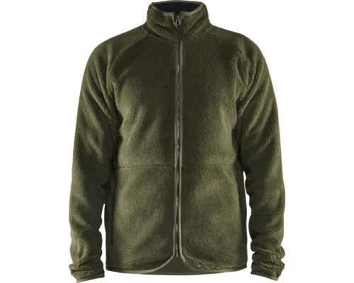 Fleecejacka med dragkedja