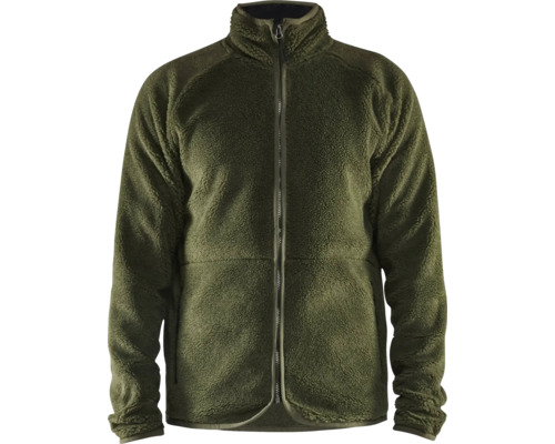 Fleecejacka med full dragkedja