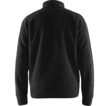 Baksida av en fleecejacka med full dragkedja