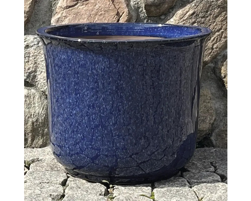 Blomkruka Bergamo keramik Ø47x37cm Royal Blue
