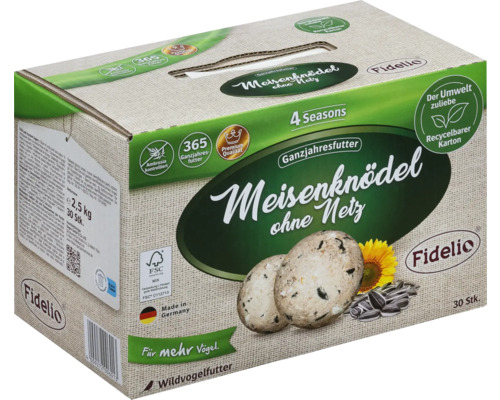 Talgbollar FIDELIO 30st utan nät 2,5kg