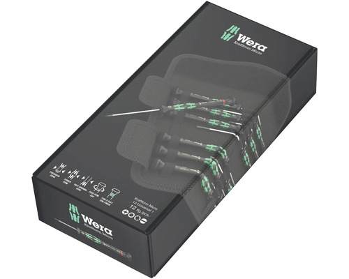 Wera Kraftform Micro skruvmejselset i förpackning