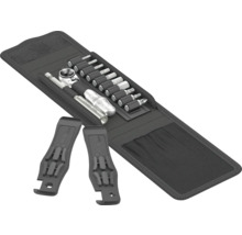 Verktygssats med bitspärr, bits, bitshållare och däckjärn