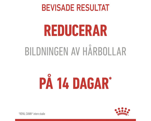 Bevisade resultat: Reducerar bildningen av hårbollar på 14 dagar