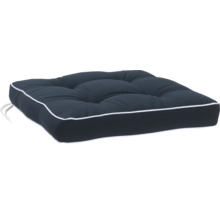 Fyrkantig sittdyna med kant och band