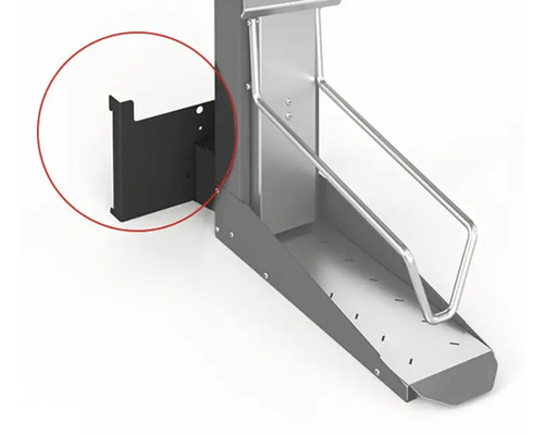 Monteringsdel för väggmontering av cykelställ