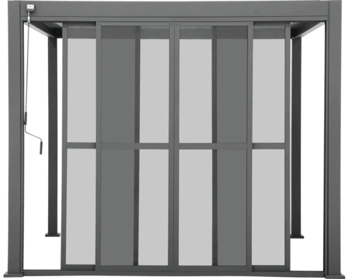 Pergola med vindskydd