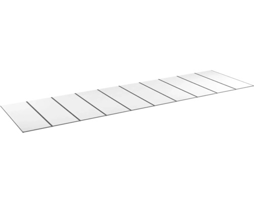 Kanalplasttak komplett HALLE Isolux opal 55x1250x4500 mm 10st skivor Kanalplasttak komplett HALLE Isolux opal 55x1250x4500 mm 10st skivor