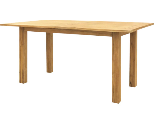 Träbord med rektangulär bordsskiva och fyra ben
