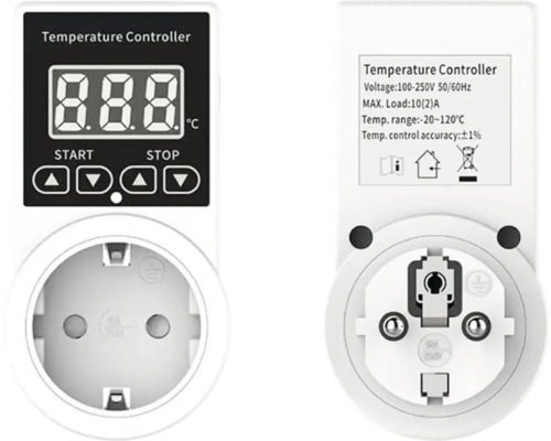 Temperaturregulator med display för temperaturkontroll