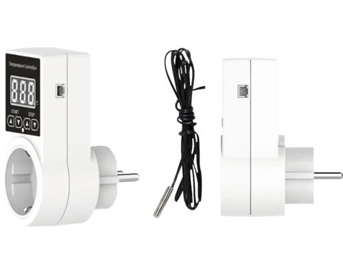 Uttagstermostat med temperatursensor