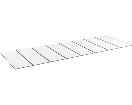 Kanalplasttak komplett HALLE Isolux opal 55x1250x3000 mm 8st skivor Kanalplasttak komplett HALLE Isolux opal 55x1250x3000 mm 8st skivor