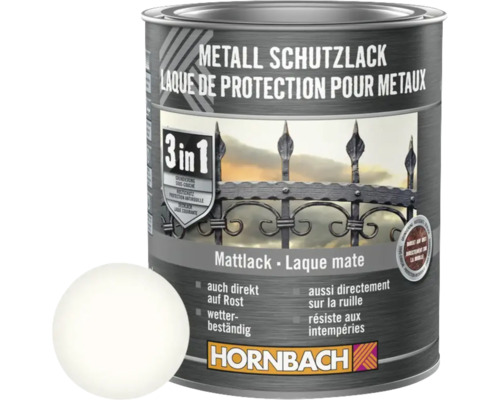 Metallskyddslack HORNBACH 3i1 40 halvblank 750ml