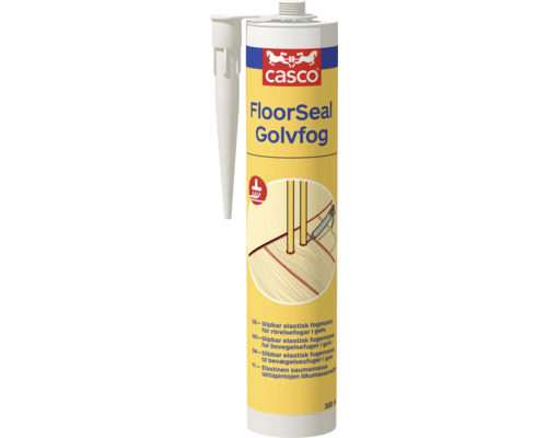 Golvfogmassa CASCO Floorseal grå 300 ml
