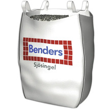 Storsäck fylld med grus, Benders logo