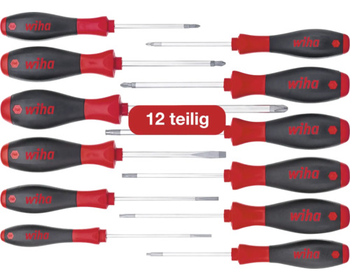 Wiha skruvmejselset, 12 delar