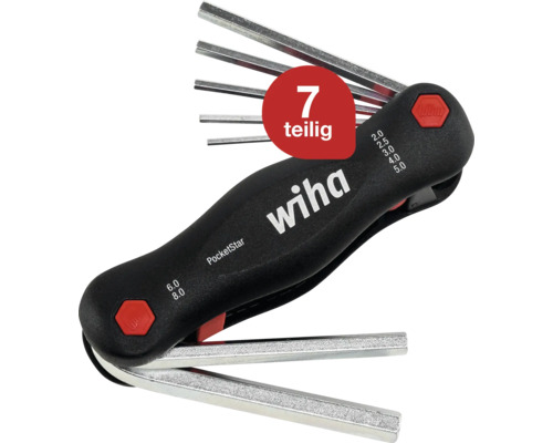 WIHA Pocket Star 7-delars insexnyckelsats WIHA Pocket Star 7-delars insexnyckelsats