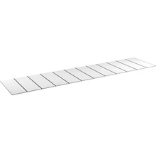 Lång aluminiumprofil med flera segment