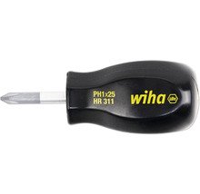 Wiha skruvmejsel med kort handtag, Phillips PH1, 25 mm