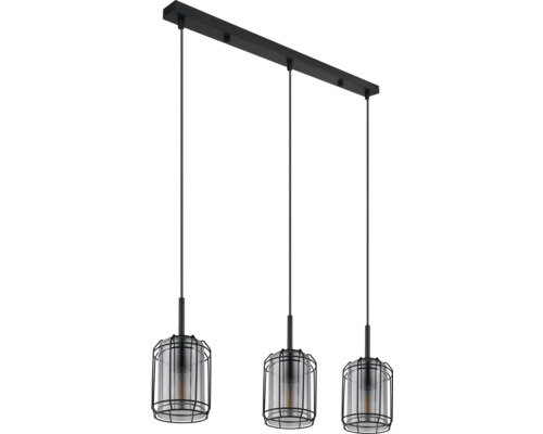 Taklampa med tre lampskärmar