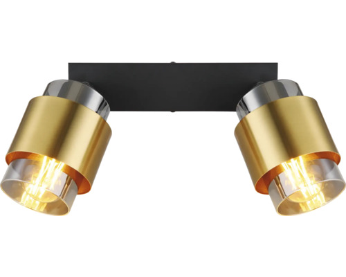 Taklampa med två spotlights