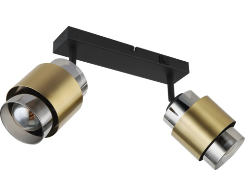 Taklampa med två spotlights