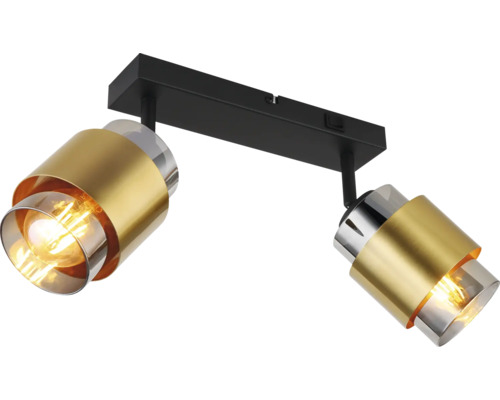 Taklampa med två spotlights