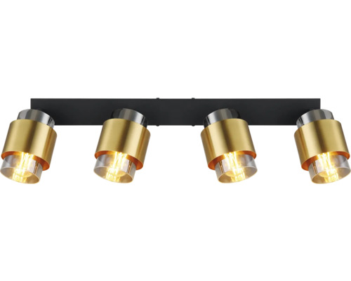 Taklampa med fyra spotlights