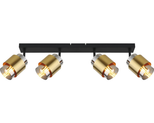 Taklampa med fyra spotlights