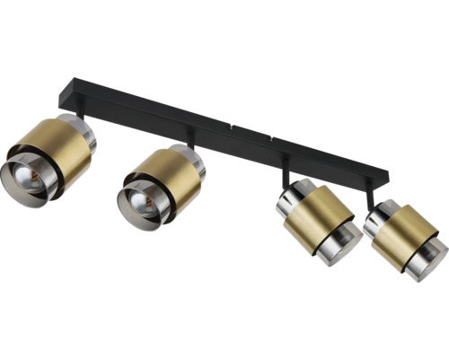 Taklampa med fyra spotlights