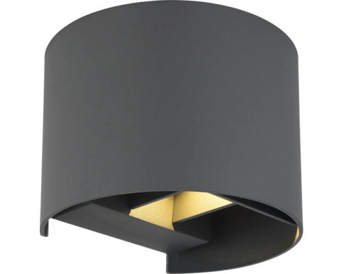 Grå vägglampa för inomhusbruk