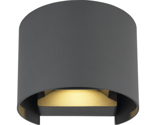 Grå vägglampa för inomhusbruk