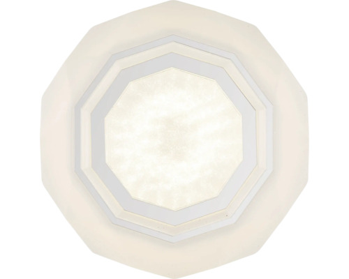 Åttkantig taklampa med vitt ljus