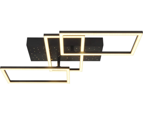 Taklampa med kantiga former och LED-belysning