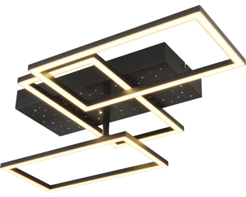 Taklampa med rektangulära LED-ramar