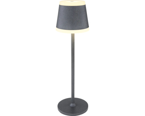 Bordslampa av metall med lysdioder