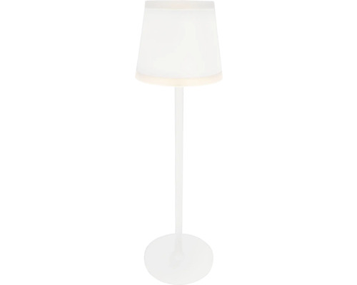 Bordslampa med lampskärm och rund bas