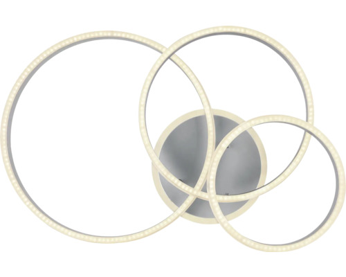 LED-taklampa med tre sammanflätade ringar