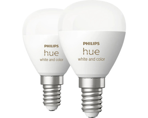 LED-lampa PHILIPS HUE Luster E14 2-pack
