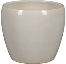 Blomkruka PASSION FOR POTTERY glaserad Ø26x22,1cm vit