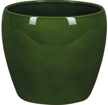 Blomkruka PASSION FOR POTTERY glaserad Ø18x15,2cm grön