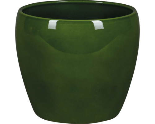 Blomkruka PASSION FOR POTTERY glaserad Ø12,7x10,8cm grön