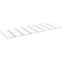 Toppvy av en vit golvvärme