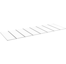Aluminium avslutningsprofil för kanalplast